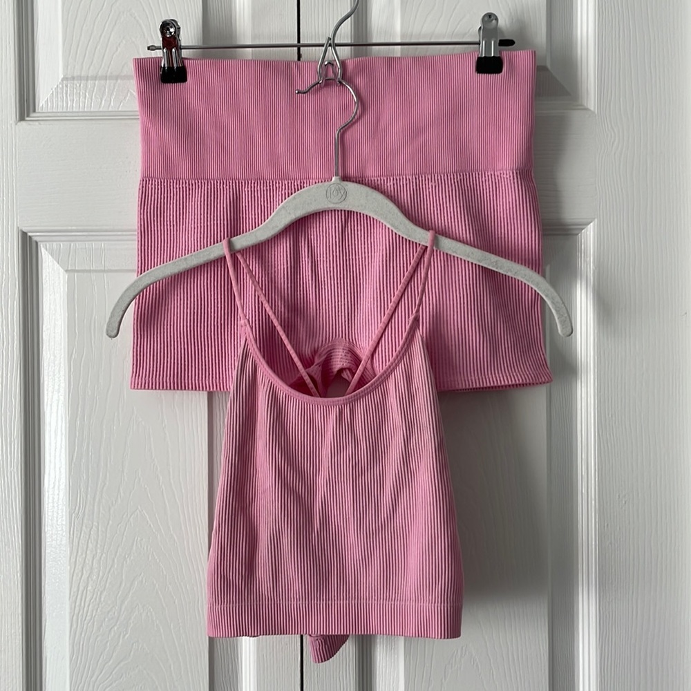 Colsie Pink Lounge Set - Picture 1 of 4